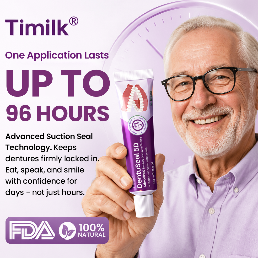 Timilk® DentuSeal 5D Advanced Denture Cushion Adhesive