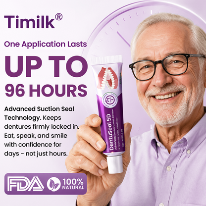 Timilk® DentuSeal 5D Advanced Denture Cushion Adhesive