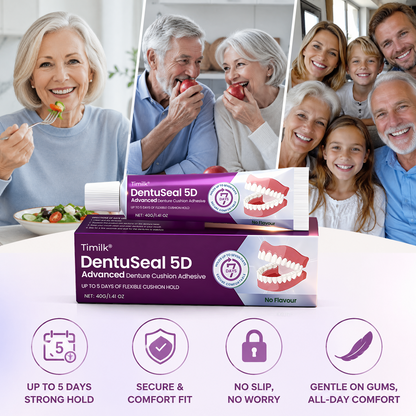 Timilk® DentuSeal 5D Advanced Denture Cushion Adhesive