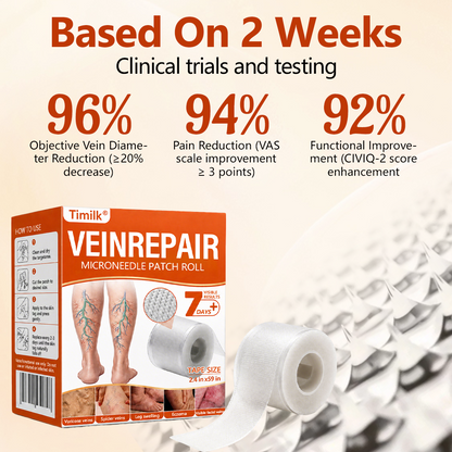 🔥 LIMITED SPECIAL OFFER🔥Timilk® VeinRepair Microneedle Patch Roll🦵✨ (Advanced Microneedle Vein Repair Patch for Bulging Veins, Swelling, Heavy Legs & Daily Leg Discomfort)