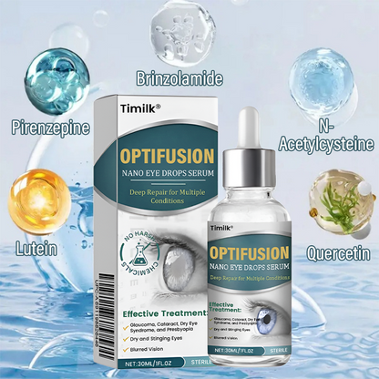 ✅ Official Store: Timilk® OptiFusion Nano Eye Drops Serum 🔥 FDA Certified (Clinically Proven to Restore Vision for Cataracts, Presbyopia, Dry Eyes & More 👁️) 🩺