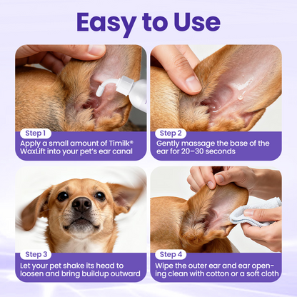 Timilk® WaxLift Pet Ear Rinse 💝