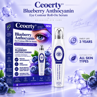 Ceoerty® Blueberry Anthocyanin Eye Contour Roll-On Serum🫐✨