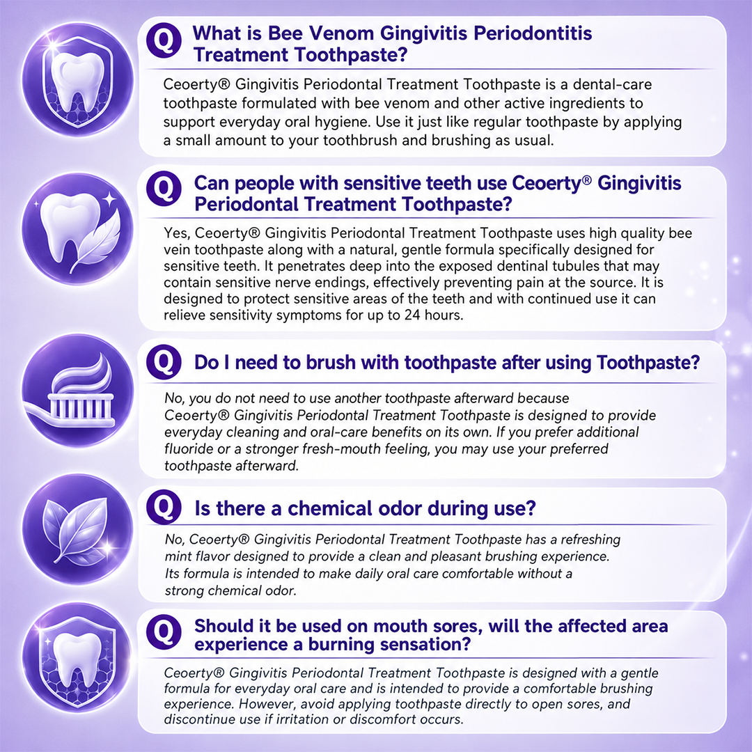 Ceoerty® Gingivitis Periodontal Treatment Toothpaste