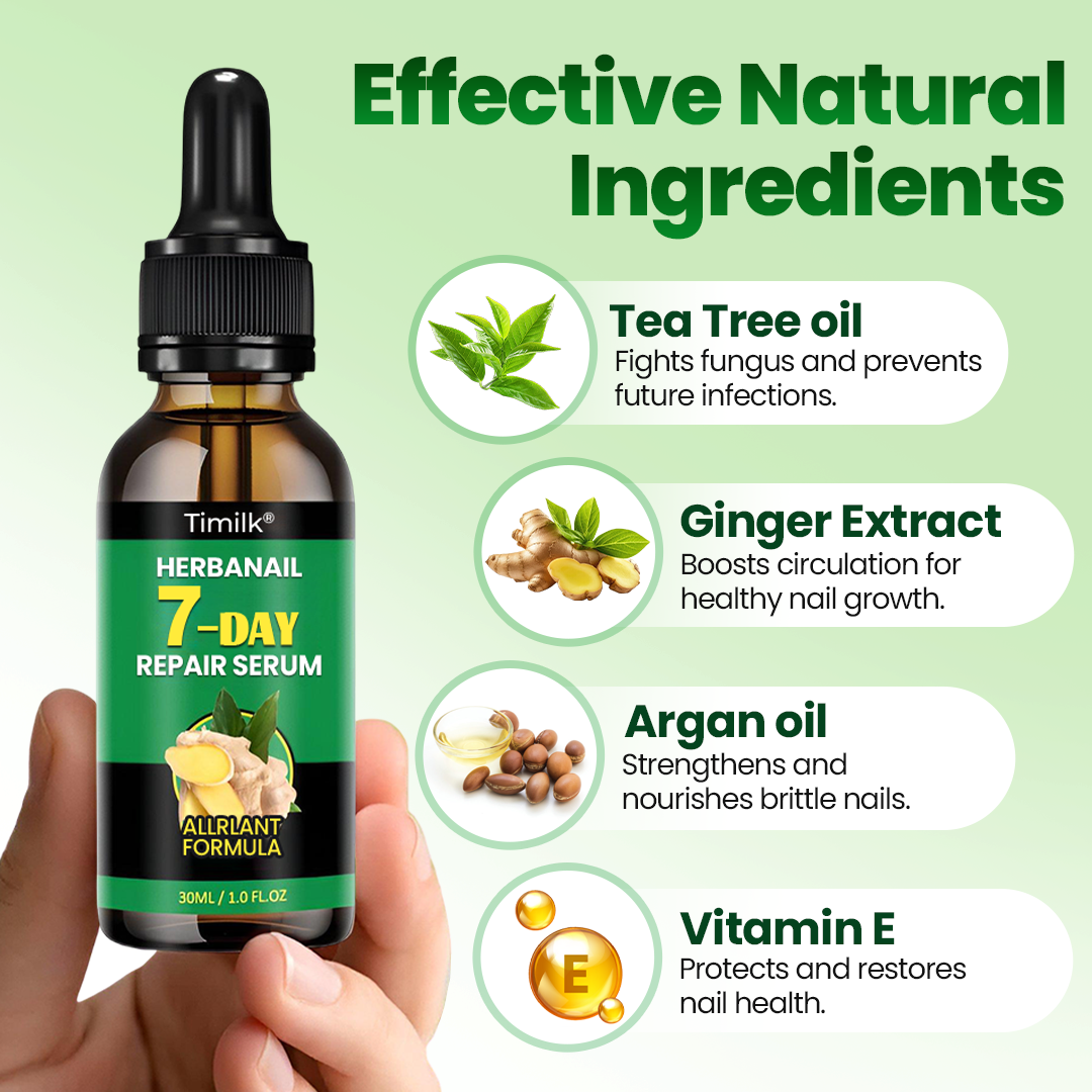 Timilk® HerbaNail 7-Day Repair Serum 🔥 FDA Certified (Clinically Proven Herbal Formula for 7-Day Nail Fungus Repair & Strength Restoration 🌿)