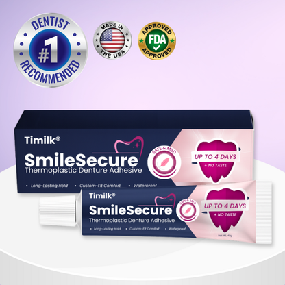 Timilk® SmileSecure Thermoplastic Denture Adhesive