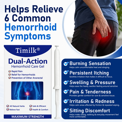 Timilk® Dual-Action Hemorrhoid Care Gel