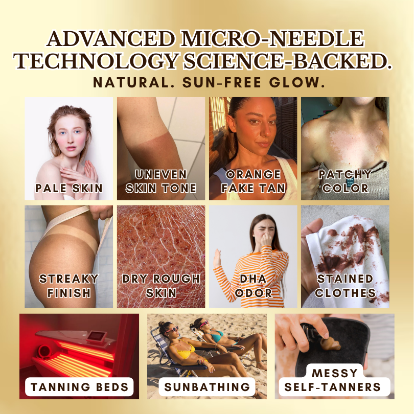Biancat® BronzeAura Sunless Tanning Microneedle Patch