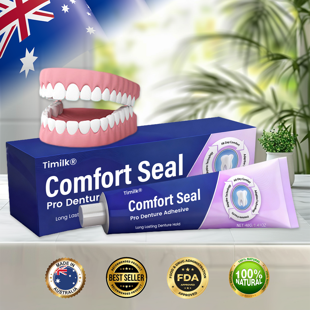Timilk® Comfort Seal Pro Denture Adhesive 🦷 New Formula