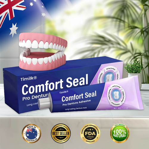 Timilk® Comfort Seal Pro Denture Adhesive 🦷 New Formula