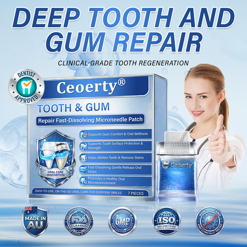 Ceoerty® Tooth & Gum Repair Fast-Dissolving Microneedle Patch