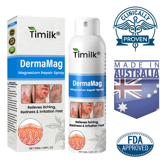 ✅ Official Store: Timilk® DermaMag Magnesium Repair Spray 🔥 FDA Certified (Clinically Proven Relief for Psoriasis, Eczema, and Chronic Skin Irritation 🌿)